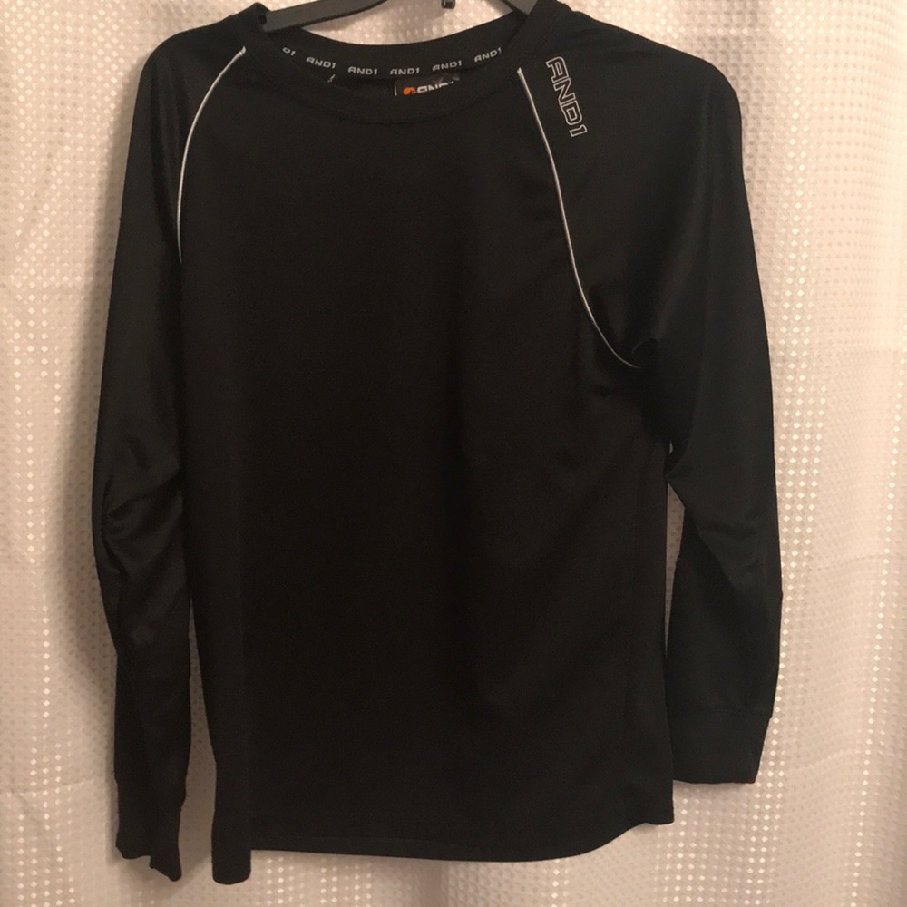 Black and white and1 long sleeve